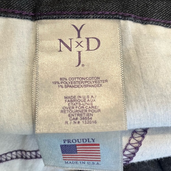 NYDJ Jeans Bootcut Dark Wash 5 Pocket Denim Sz 16 EUC - Picture 12 of 13